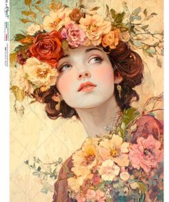 Hârtie de orez – The Floral Beauty – A5