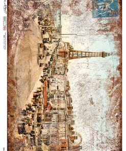 Hârtie de orez – Carte Postale Paris - A5