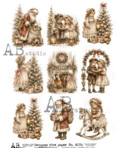 Hârtie de orez – Christmas Story – A4